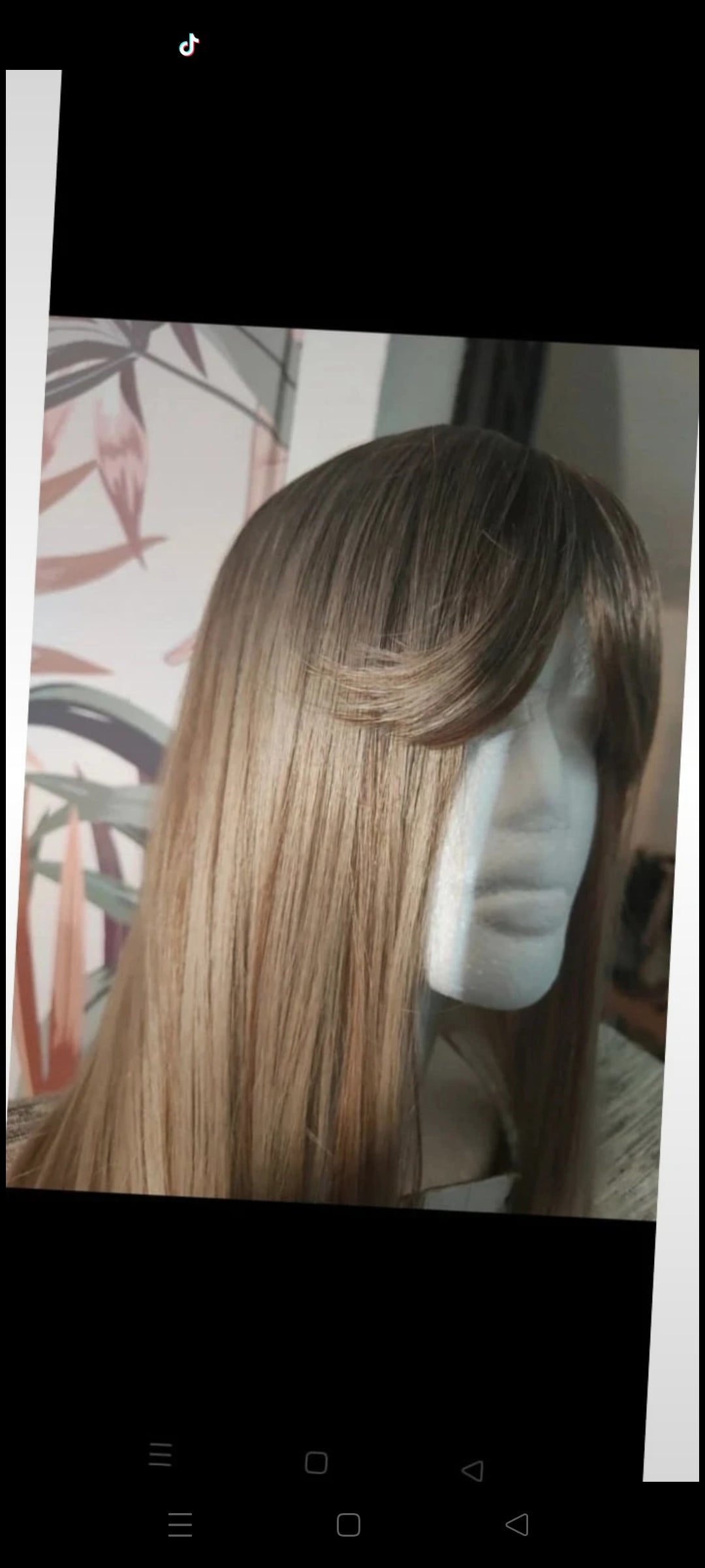 Perruque Glamour Ombré Naturel Tendance