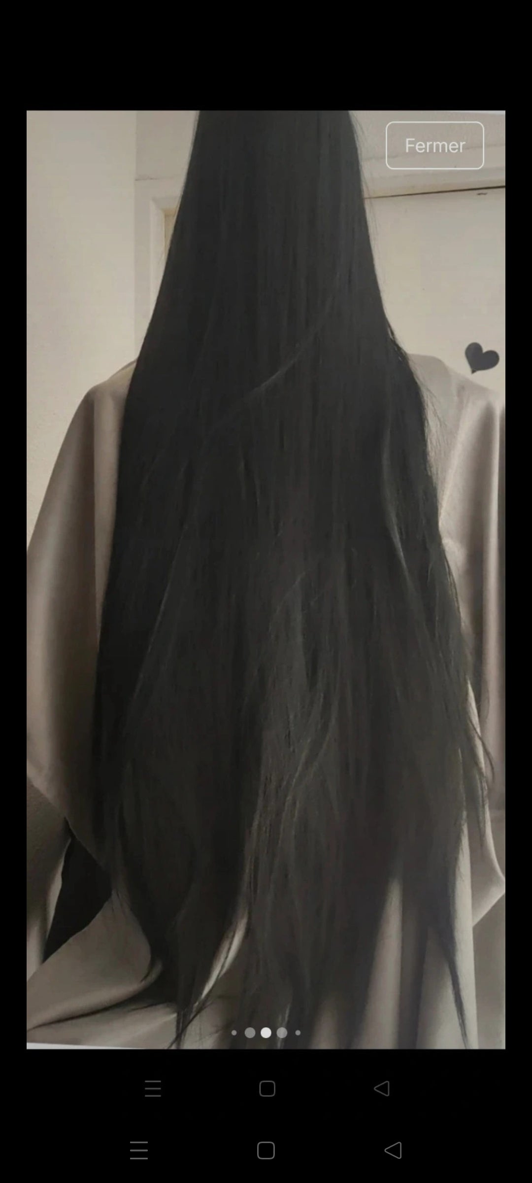 Perruque Somptueuse Luxury Naturel Noir Ébène