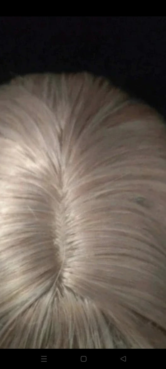 Perruque Longue Cendré Naturel Luxe Tendance