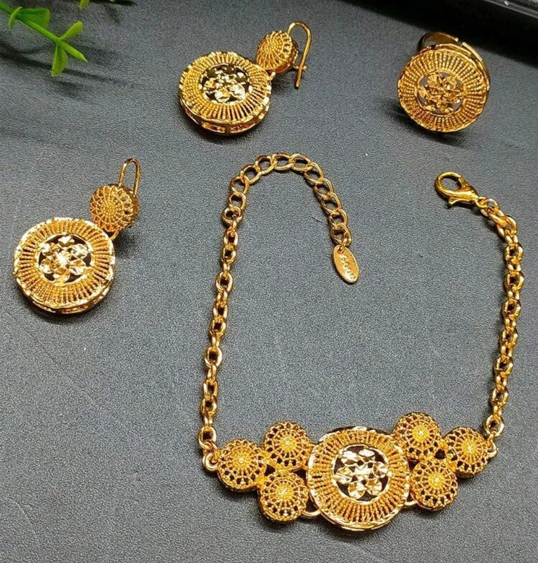 Parure Traditionel Gravue Doré