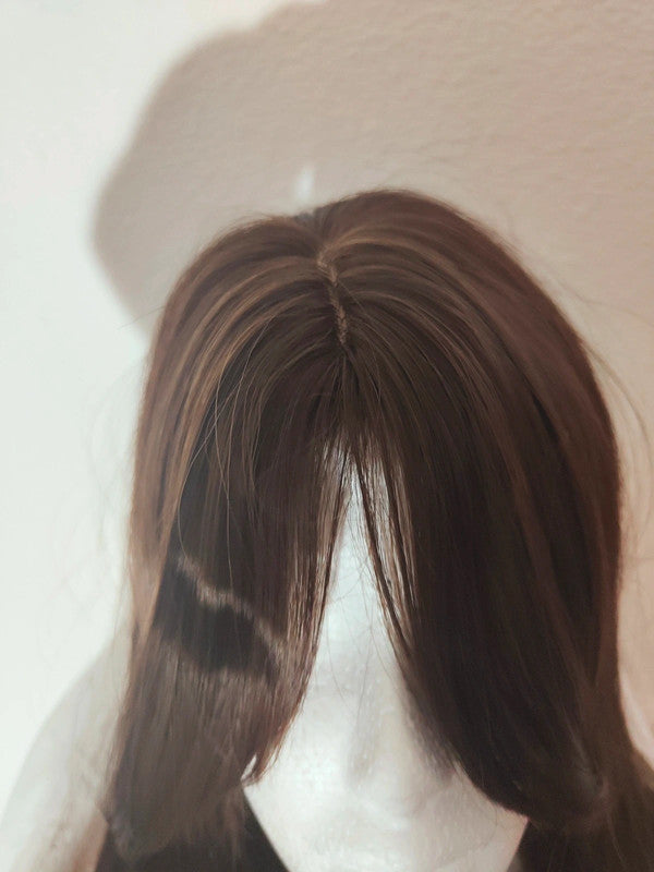 Perruque Brune Raffinée Naturel Luxe