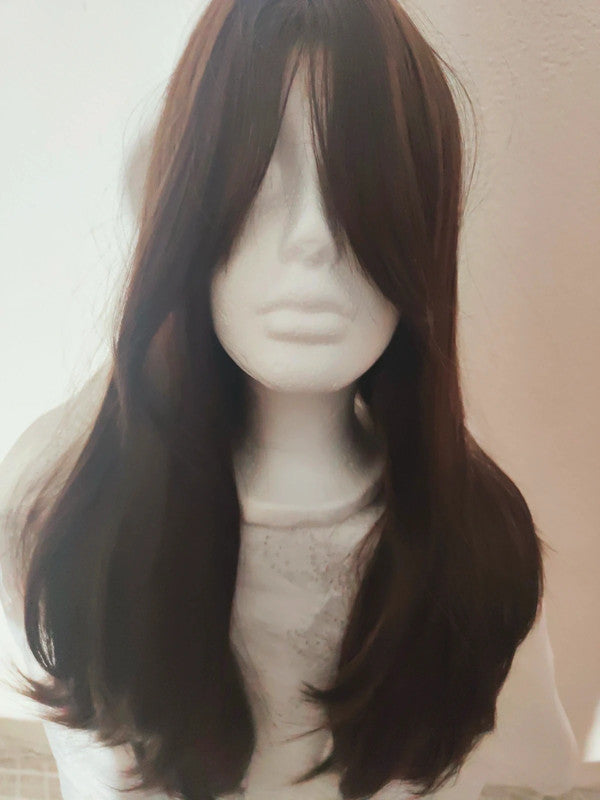 Perruque Brune Raffinée Naturel Luxe