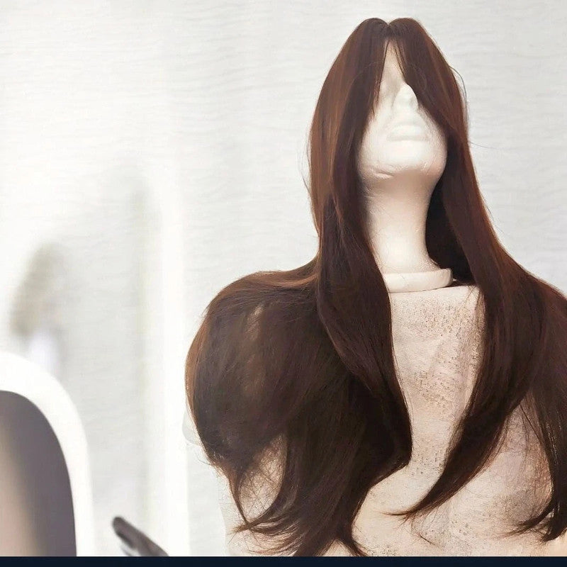 Perruque Brune Raffinée Naturel Luxe