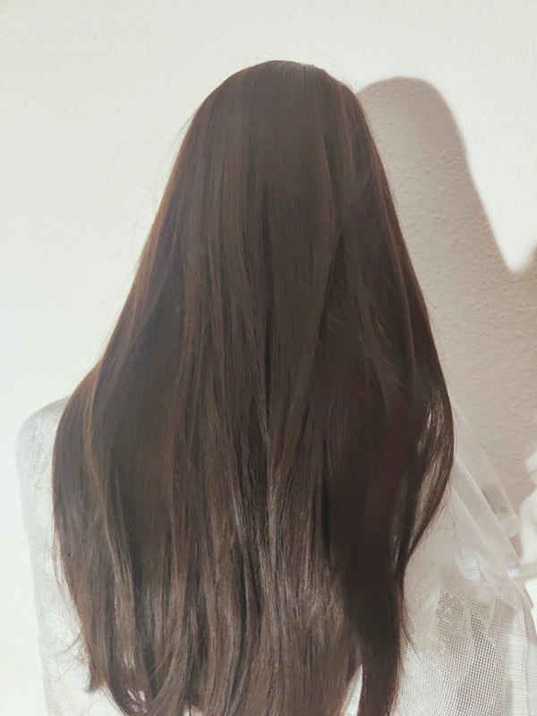 Perruque Brune Raffinée Naturel Luxe