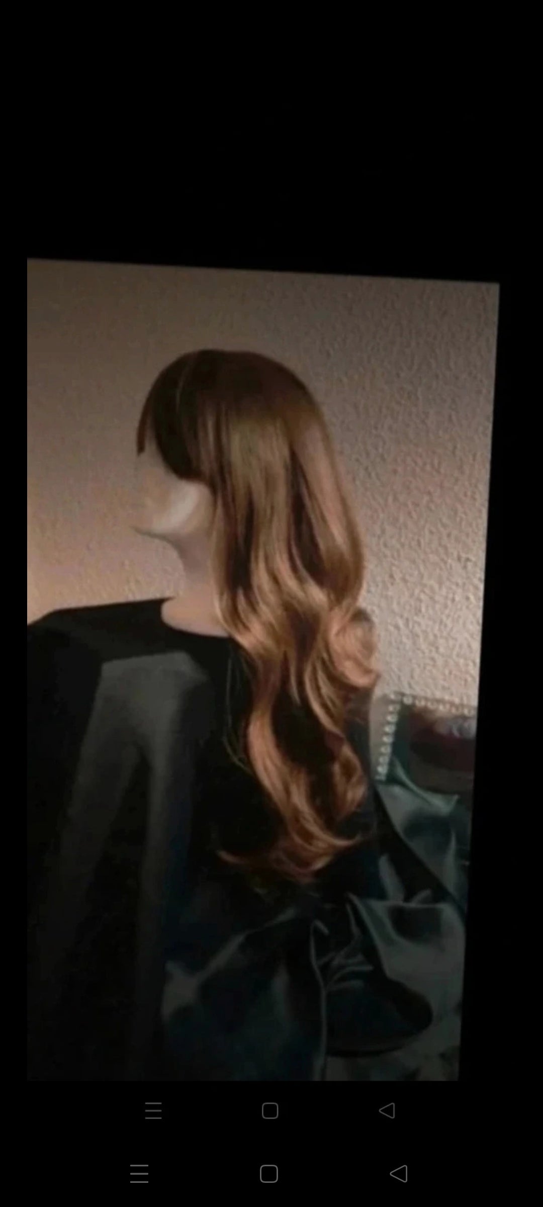Perruque Châtain Naturelle Ombré Luxe Tendance