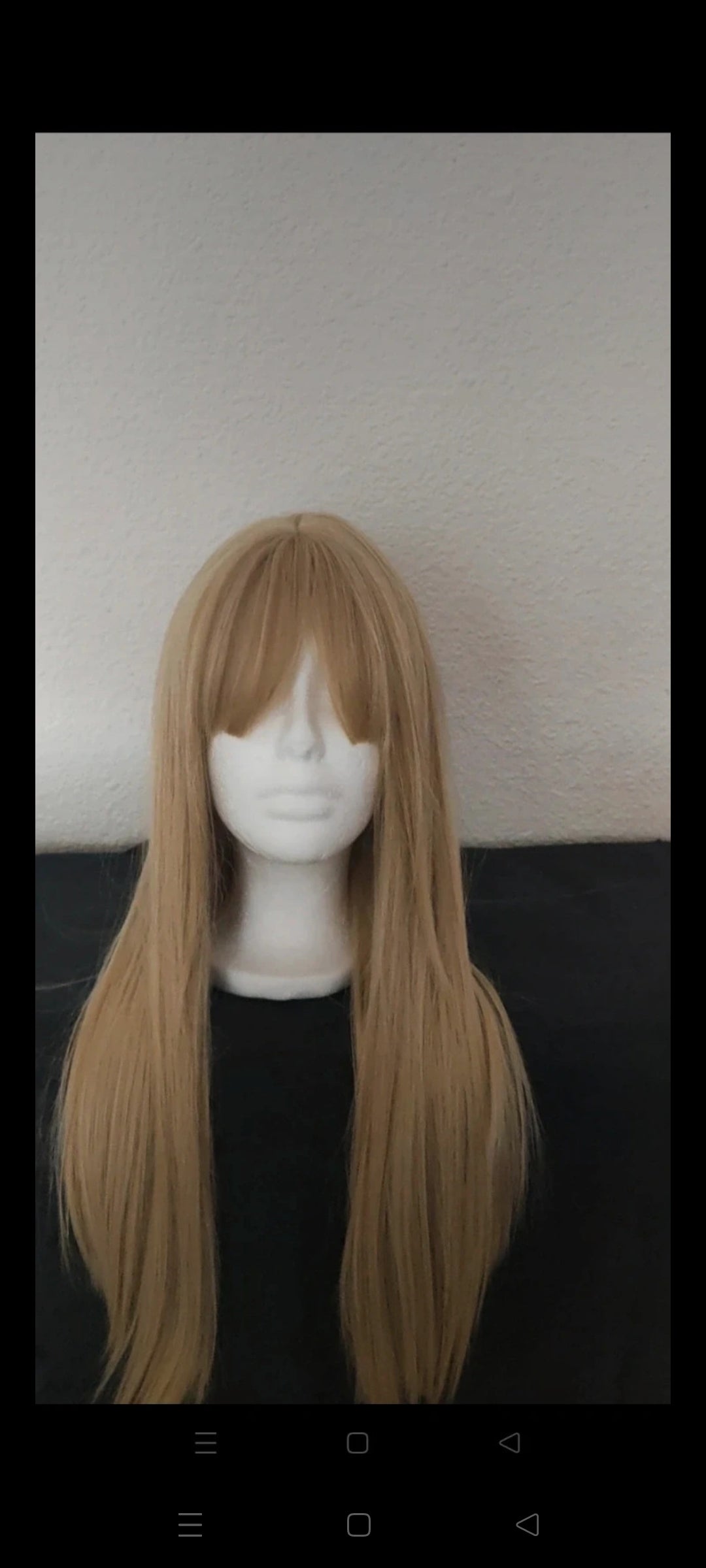 Perruque Blonde Ombré Doré Naturel Luxe Tendance