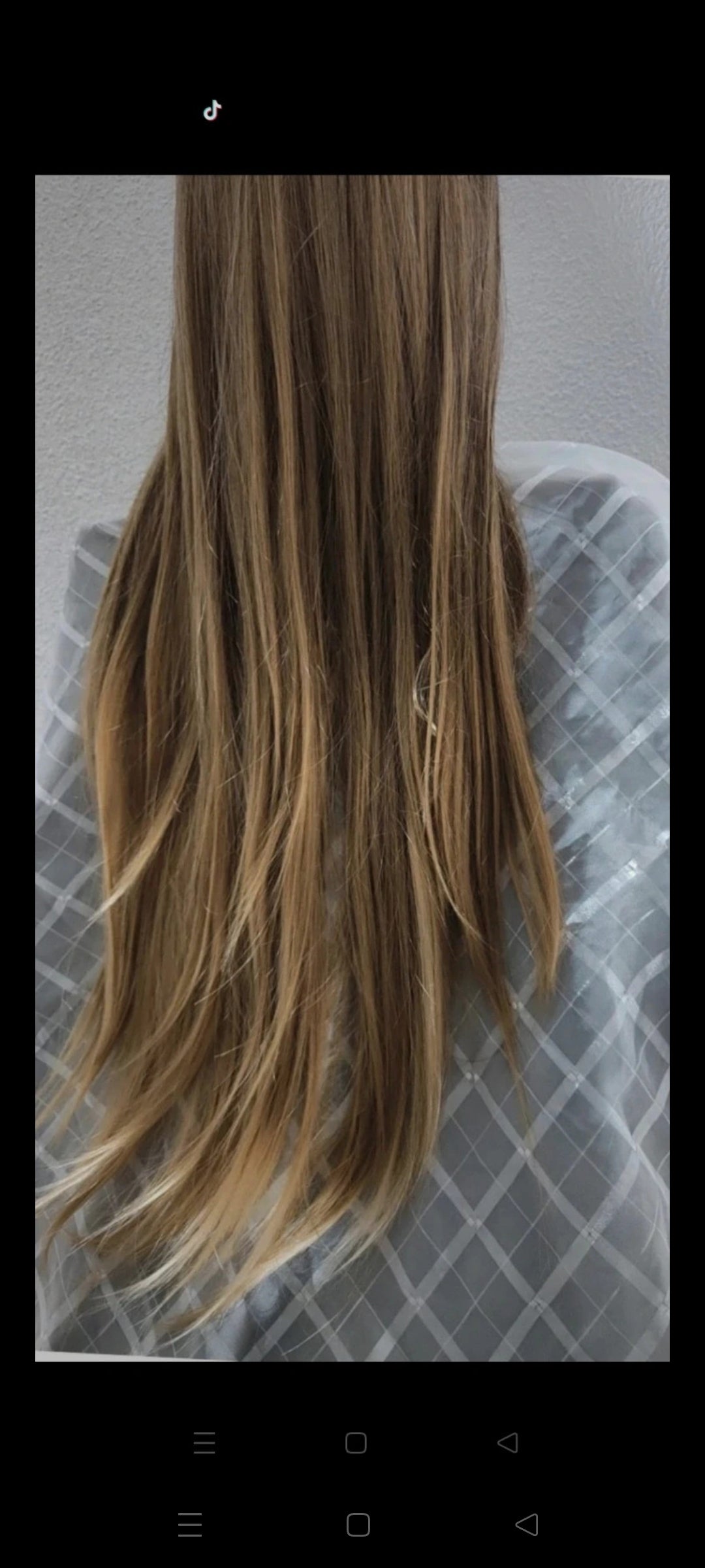 Perruque Châtain Ombré Mèches Naturel Luxe Tendance