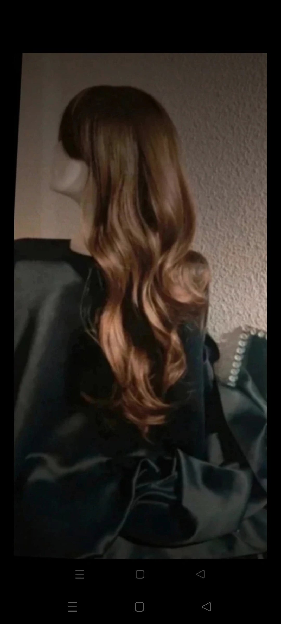 Perruque Châtain Naturelle Ombré Luxe Tendance