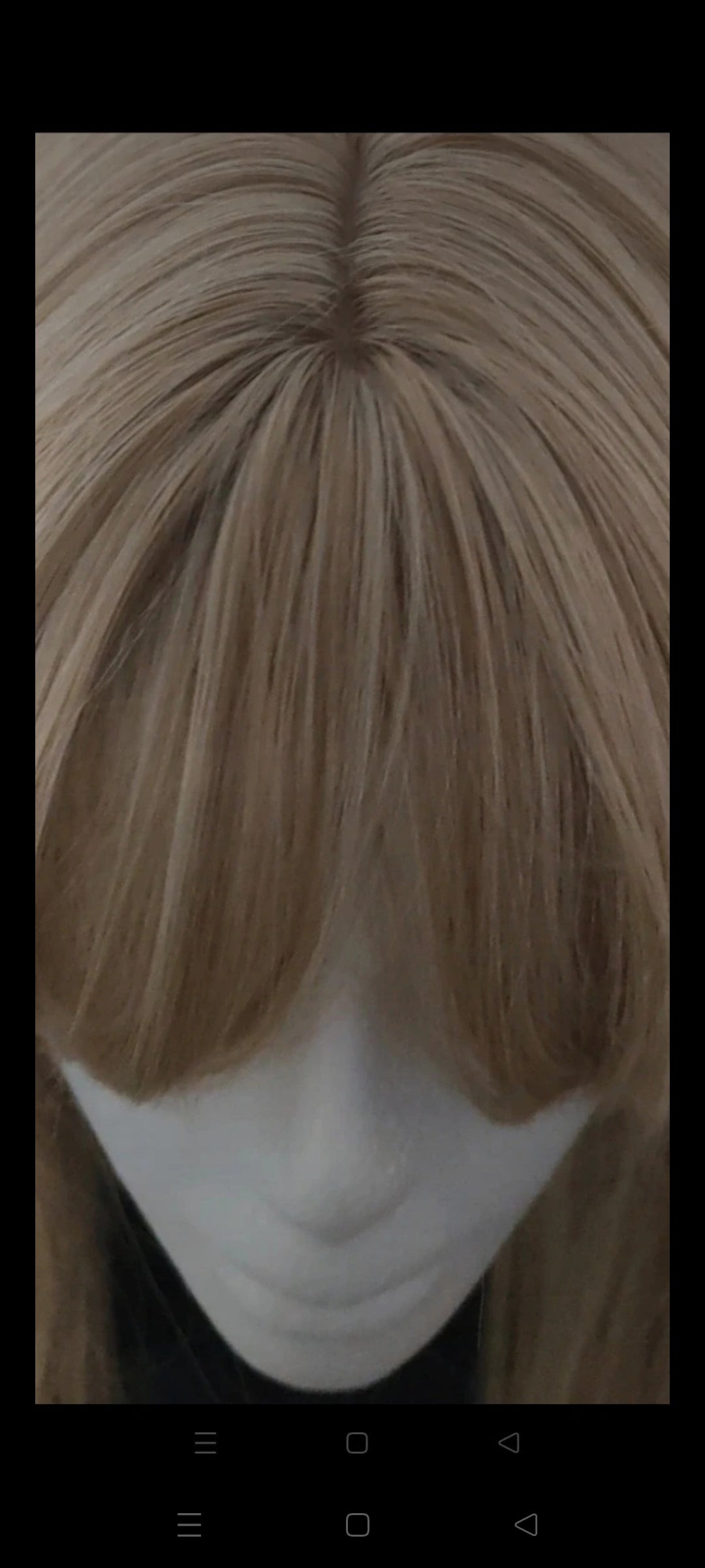 Perruque Blonde Ombré Doré Naturel Luxe Tendance