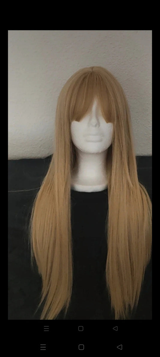 Perruque Blonde Ombré Doré Naturel Luxe Tendance