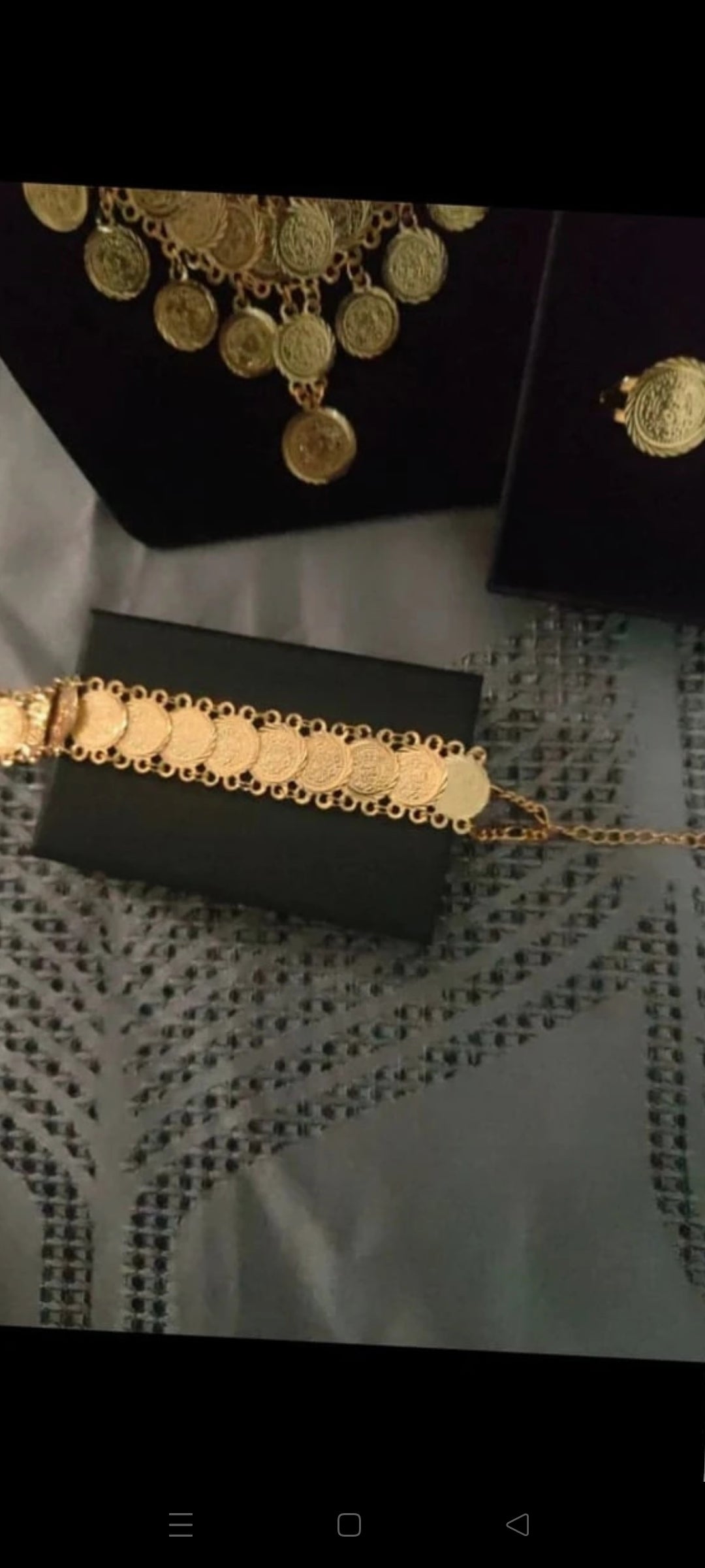 Coffret Luxe Parure Intemporel Gravure Doré