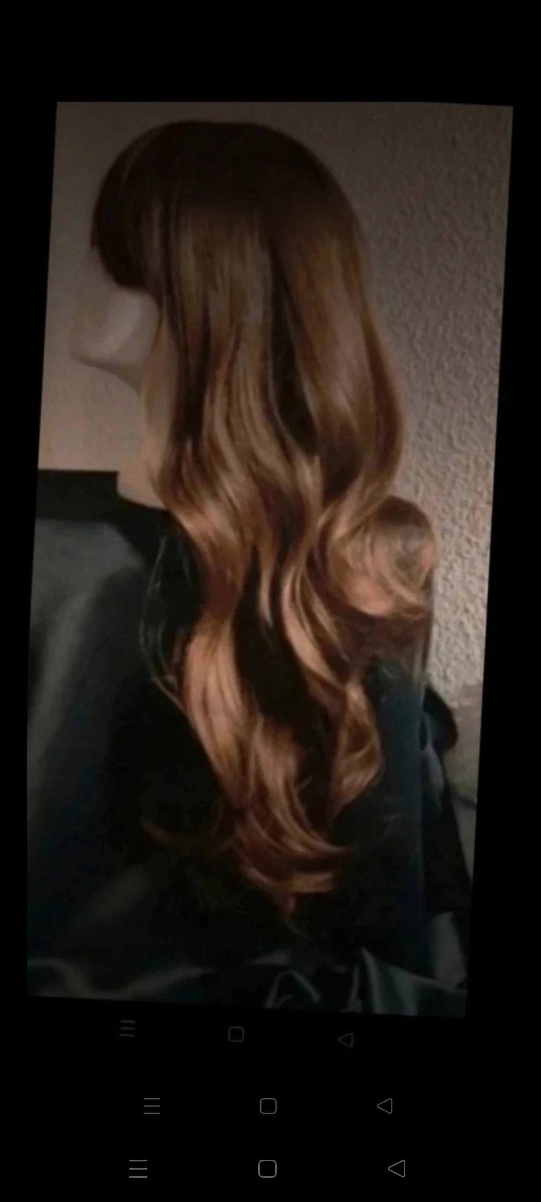 Perruque Châtain Naturelle Ombré Luxe Tendance