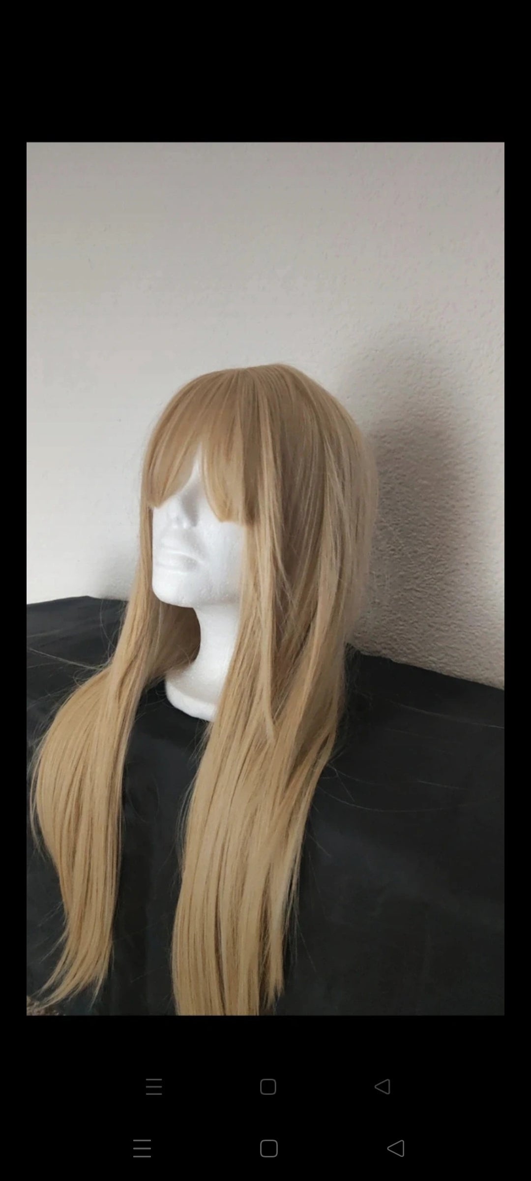 Perruque Blonde Ombré Doré Naturel Luxe Tendance