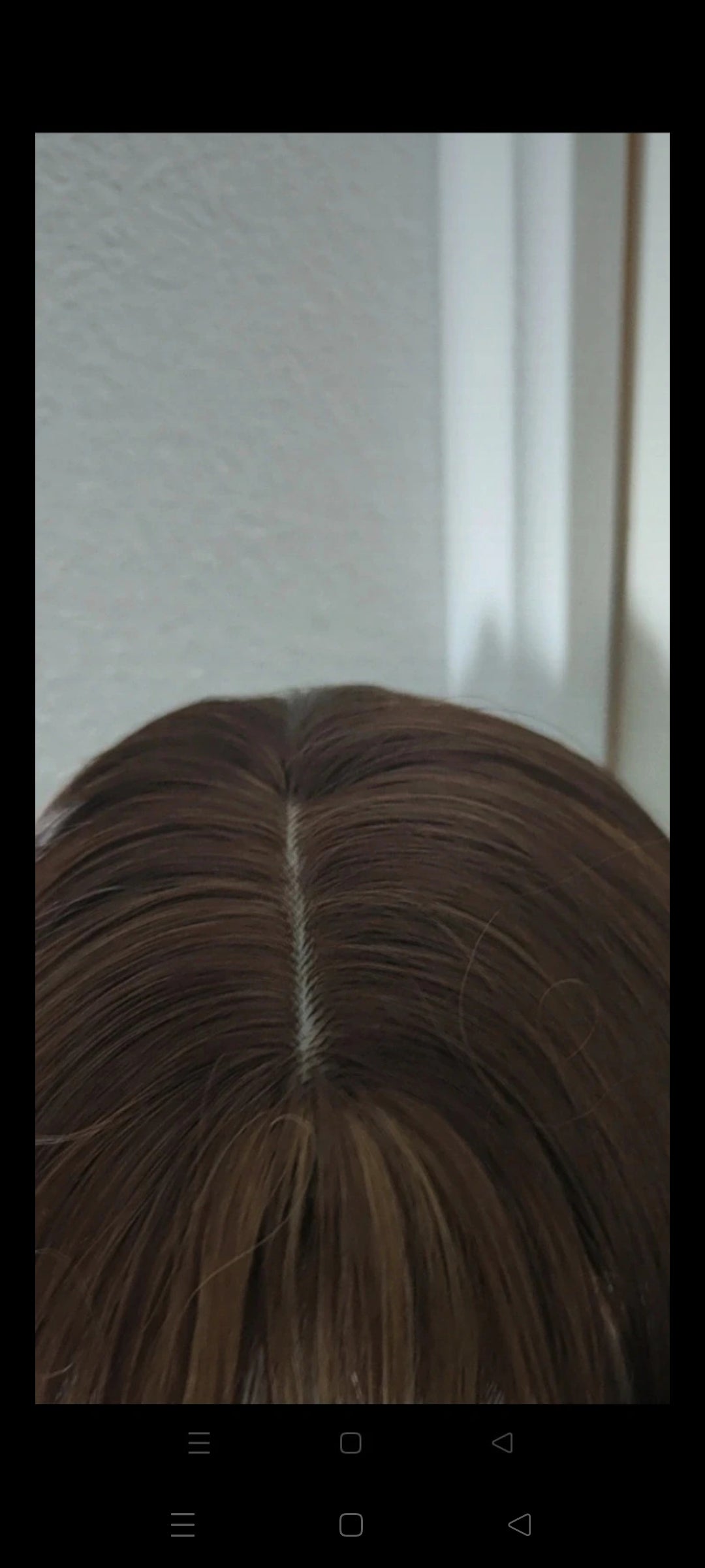 Perruque Châtain Ombré Mèches Naturelle Luxe Tendance