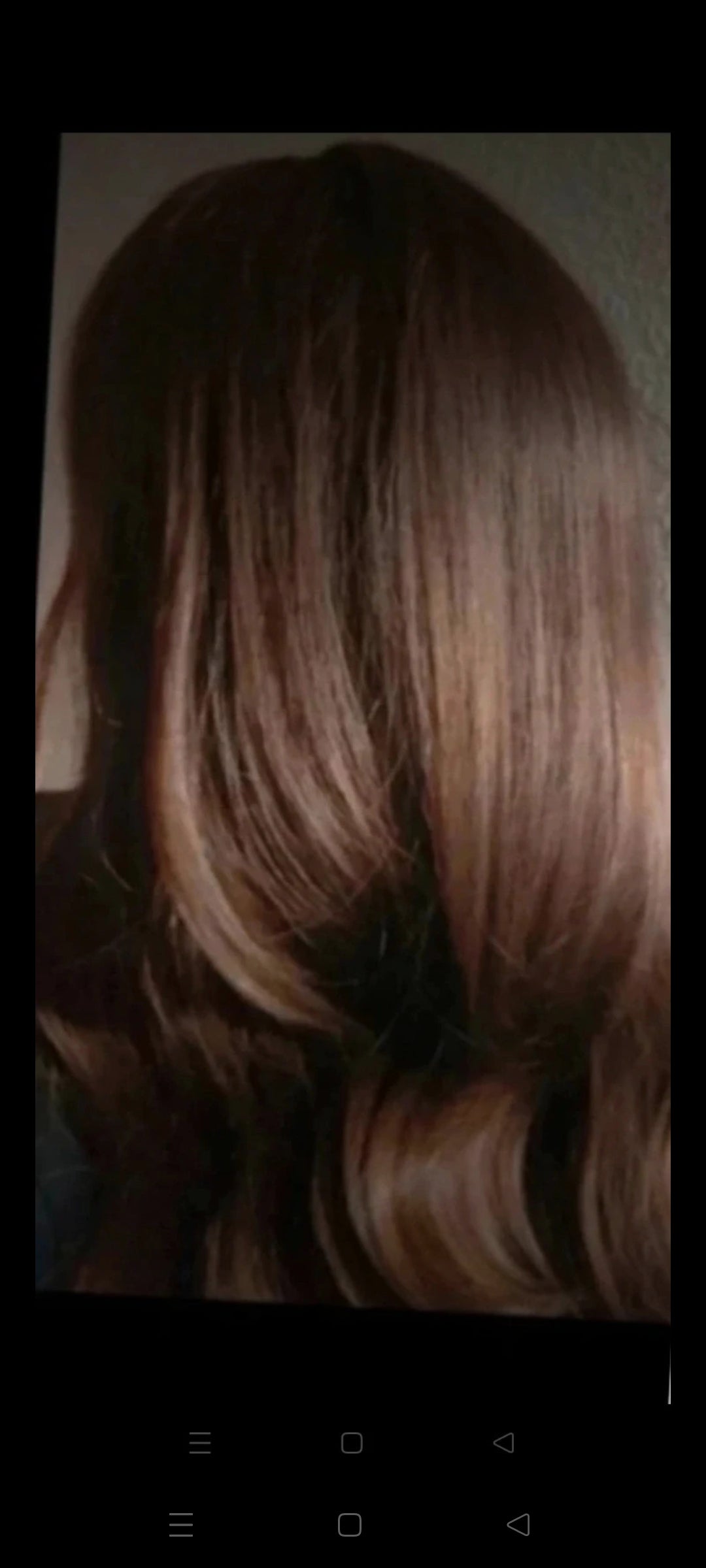 Perruque Châtain Naturelle Ombré Luxe Tendance