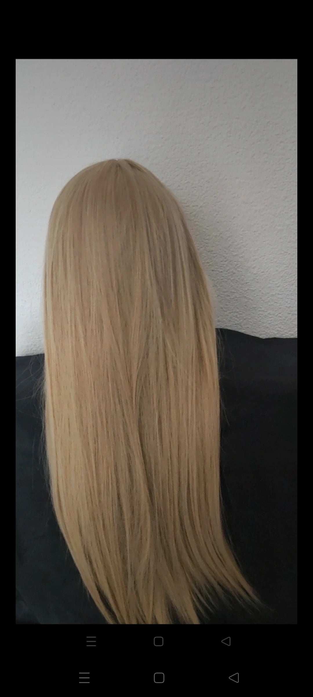 Perruque Blonde Ombré Doré Naturel Luxe Tendance