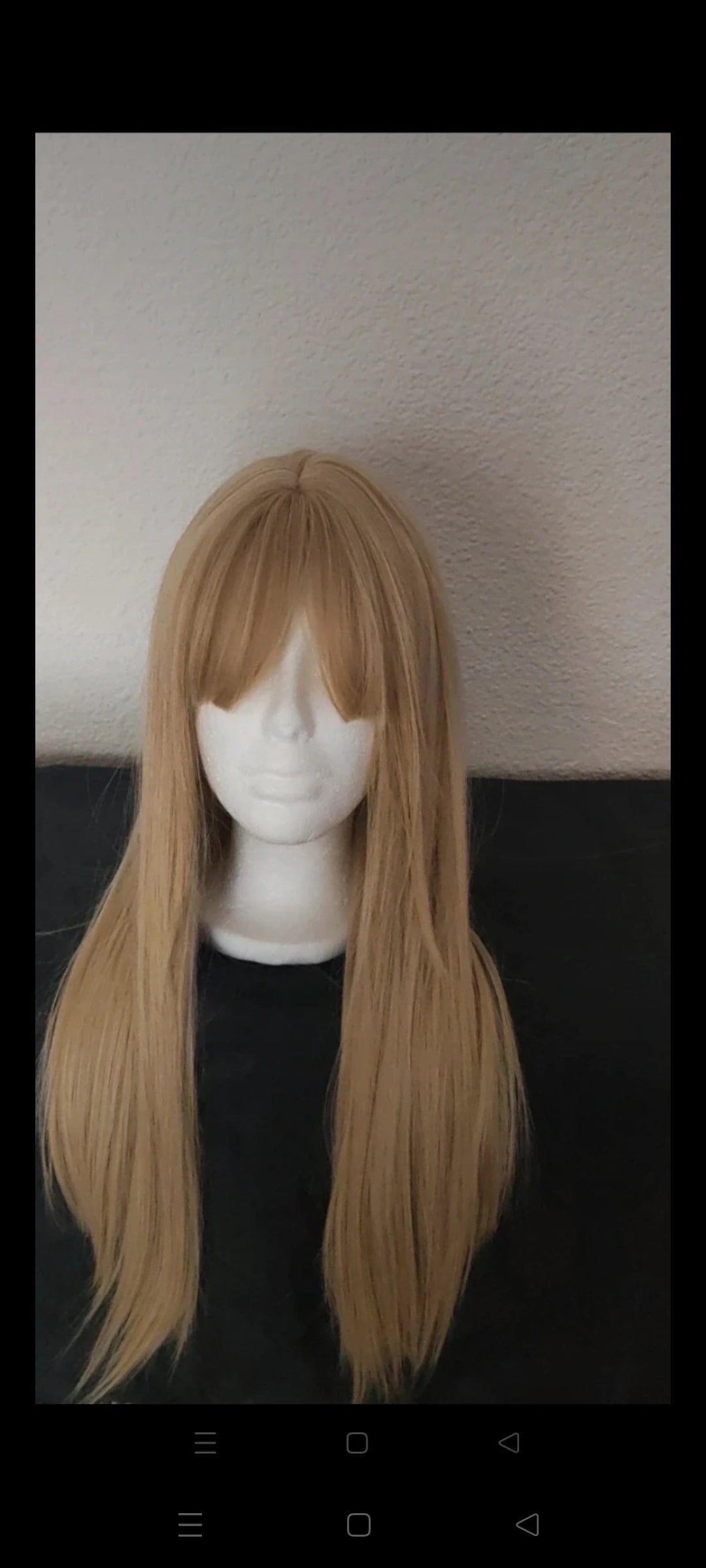 Perruque Blonde Ombré Doré Naturel Luxe Tendance