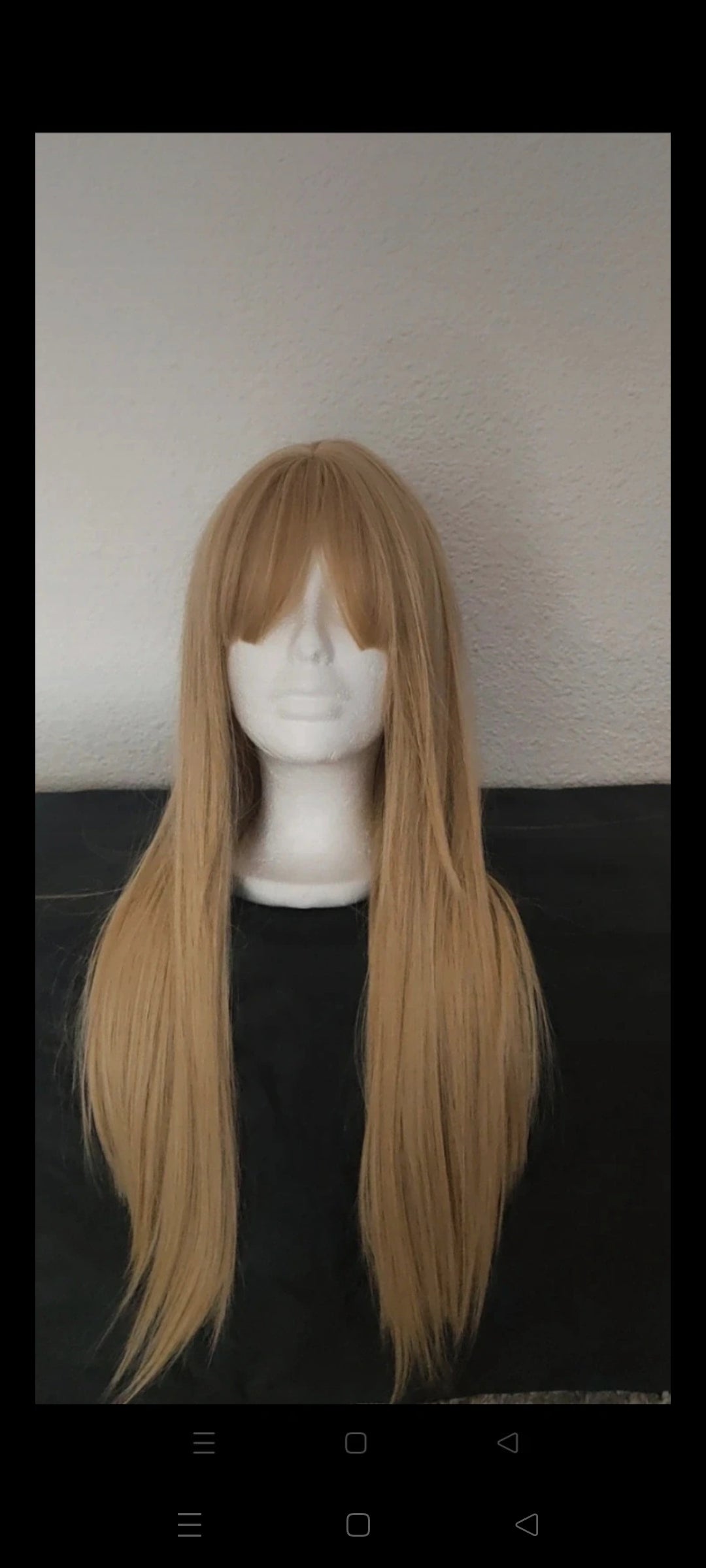 Perruque Blonde Ombré Doré Naturel Luxe Tendance