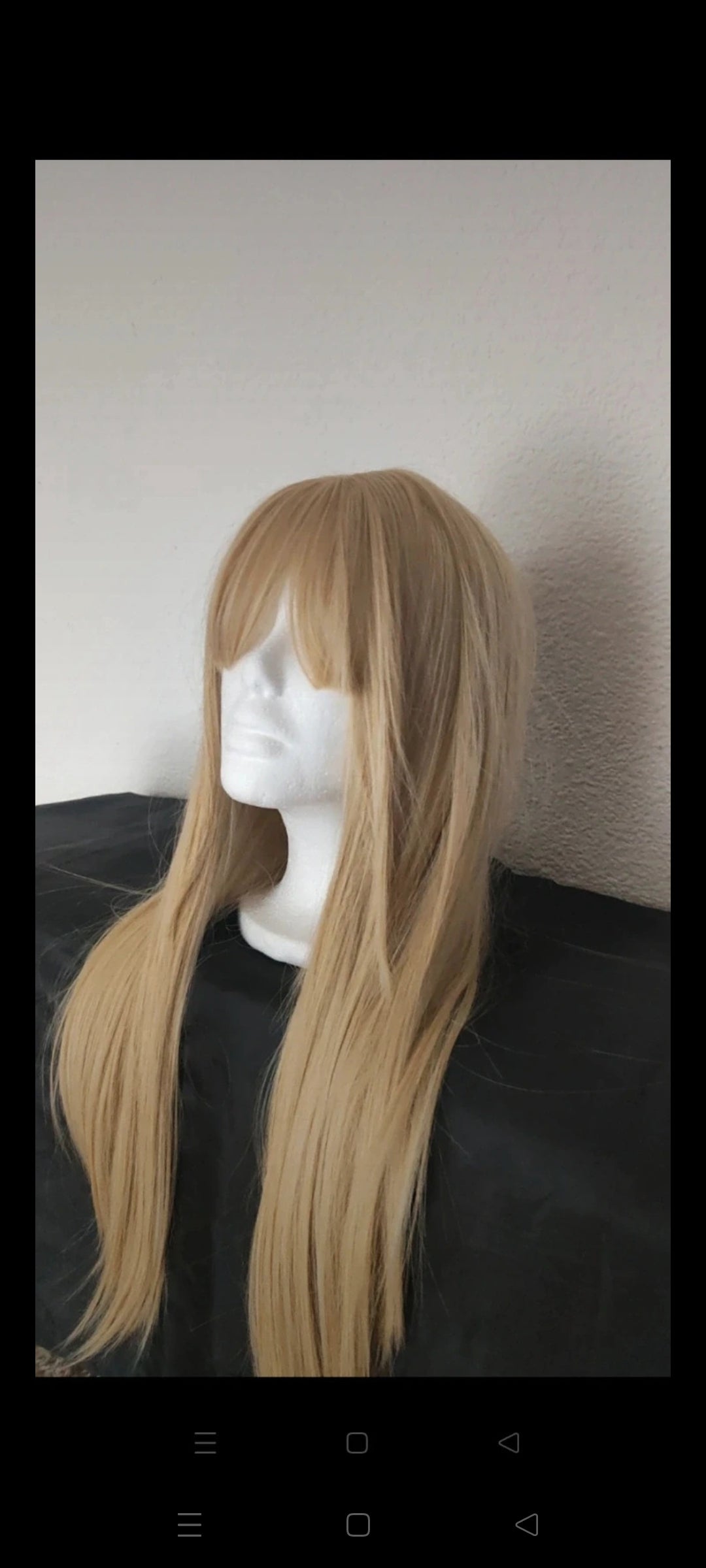 Perruque Blonde Ombré Doré Naturel Luxe Tendance
