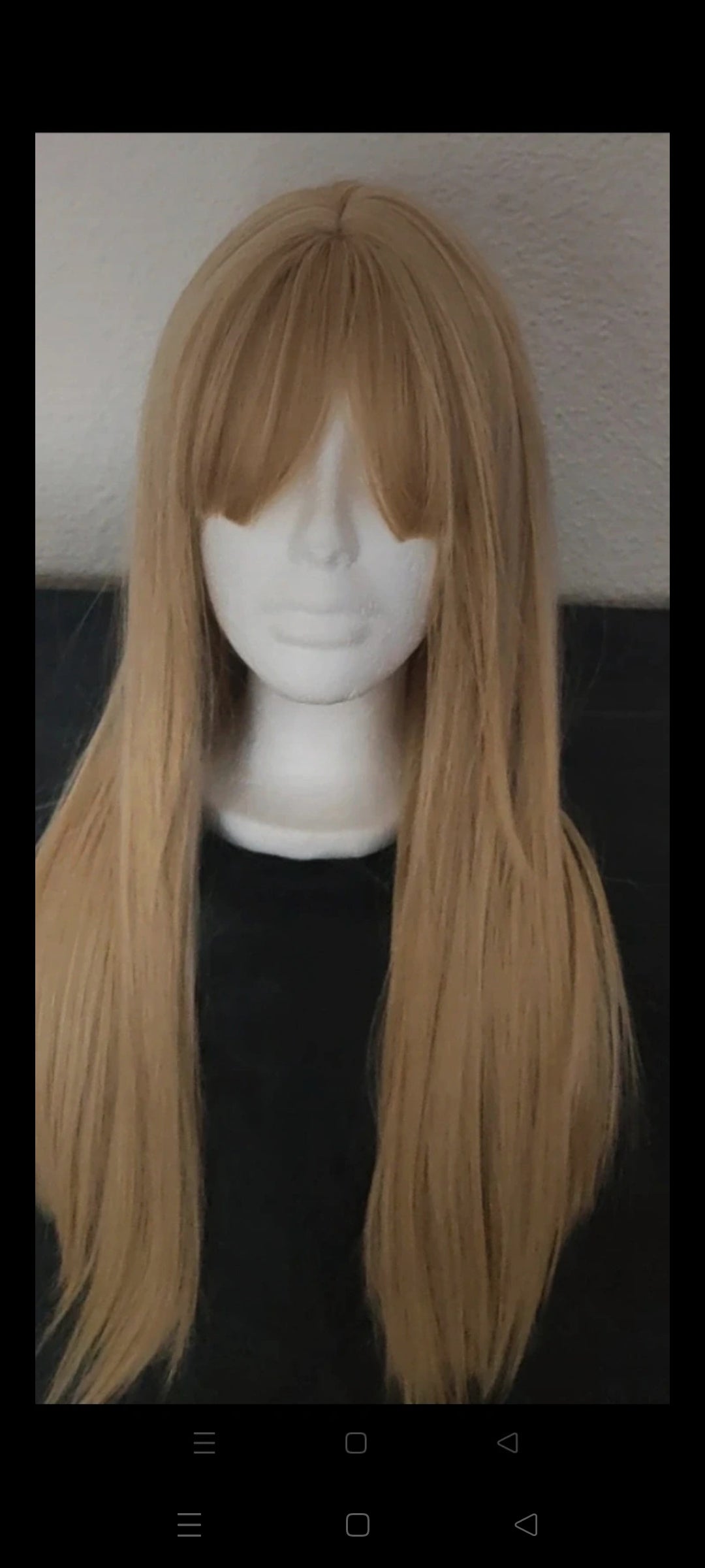Perruque Blonde Ombré Doré Naturel Luxe Tendance