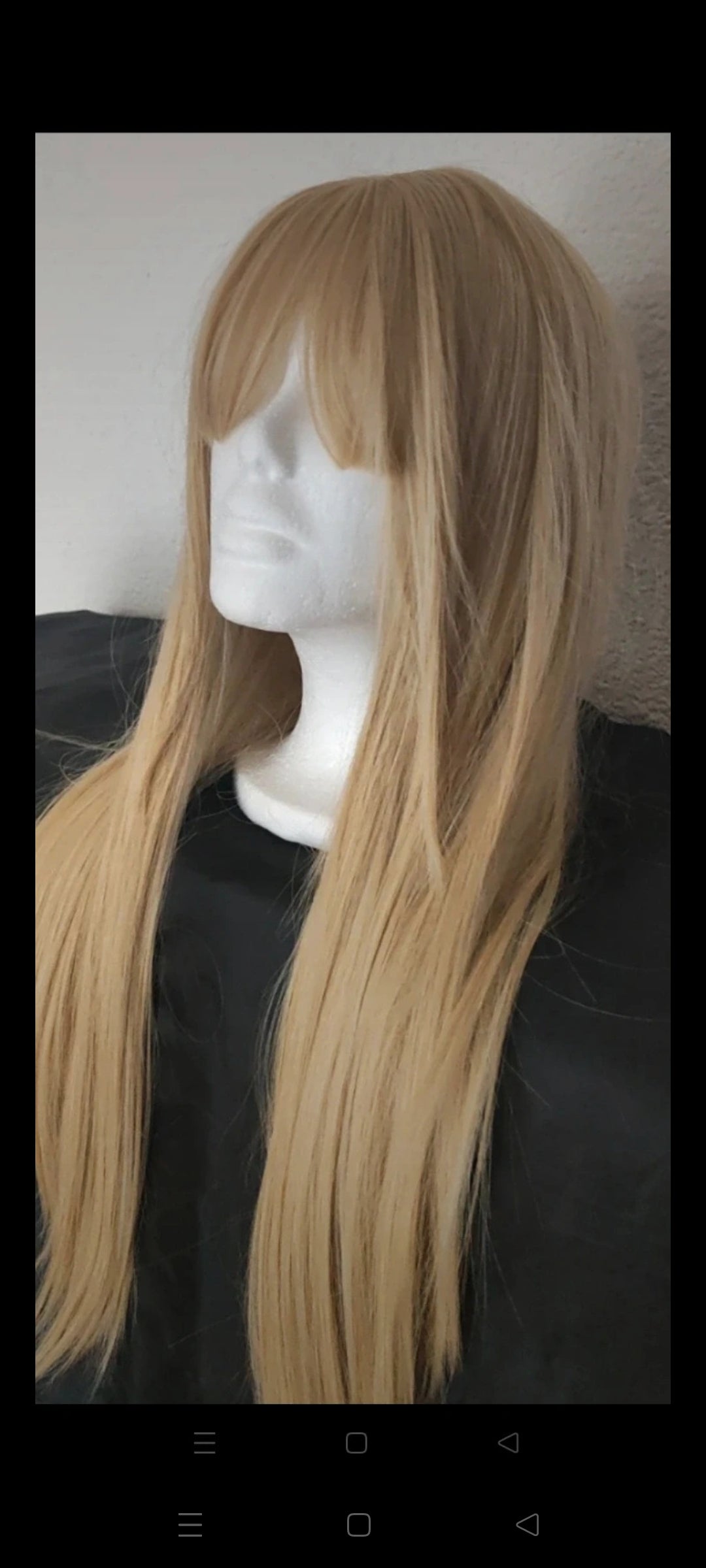 Perruque Blonde Ombré Doré Naturel Luxe Tendance