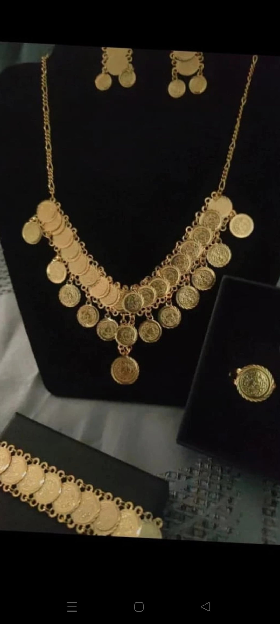 Coffret Luxe Parure Intemporel Gravure Doré