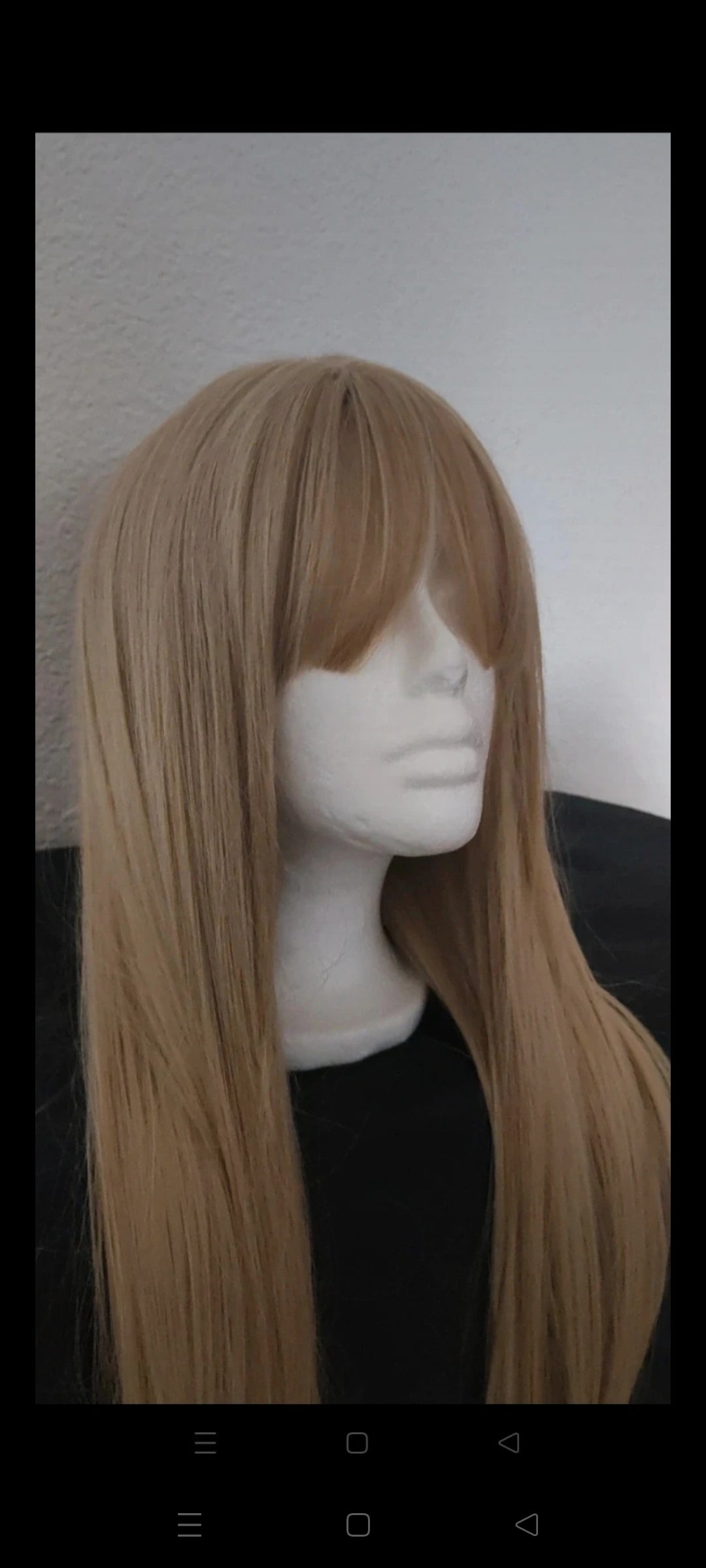 Perruque Blonde Ombré Doré Naturel Luxe Tendance