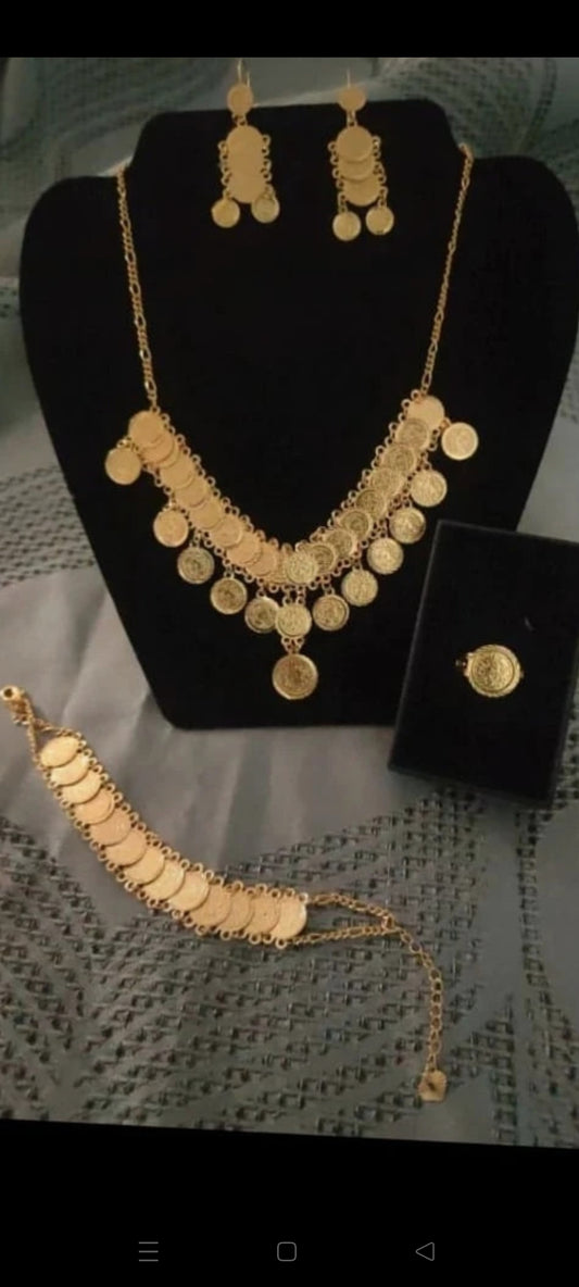 Coffret Luxe Parure Intemporel Gravure Doré