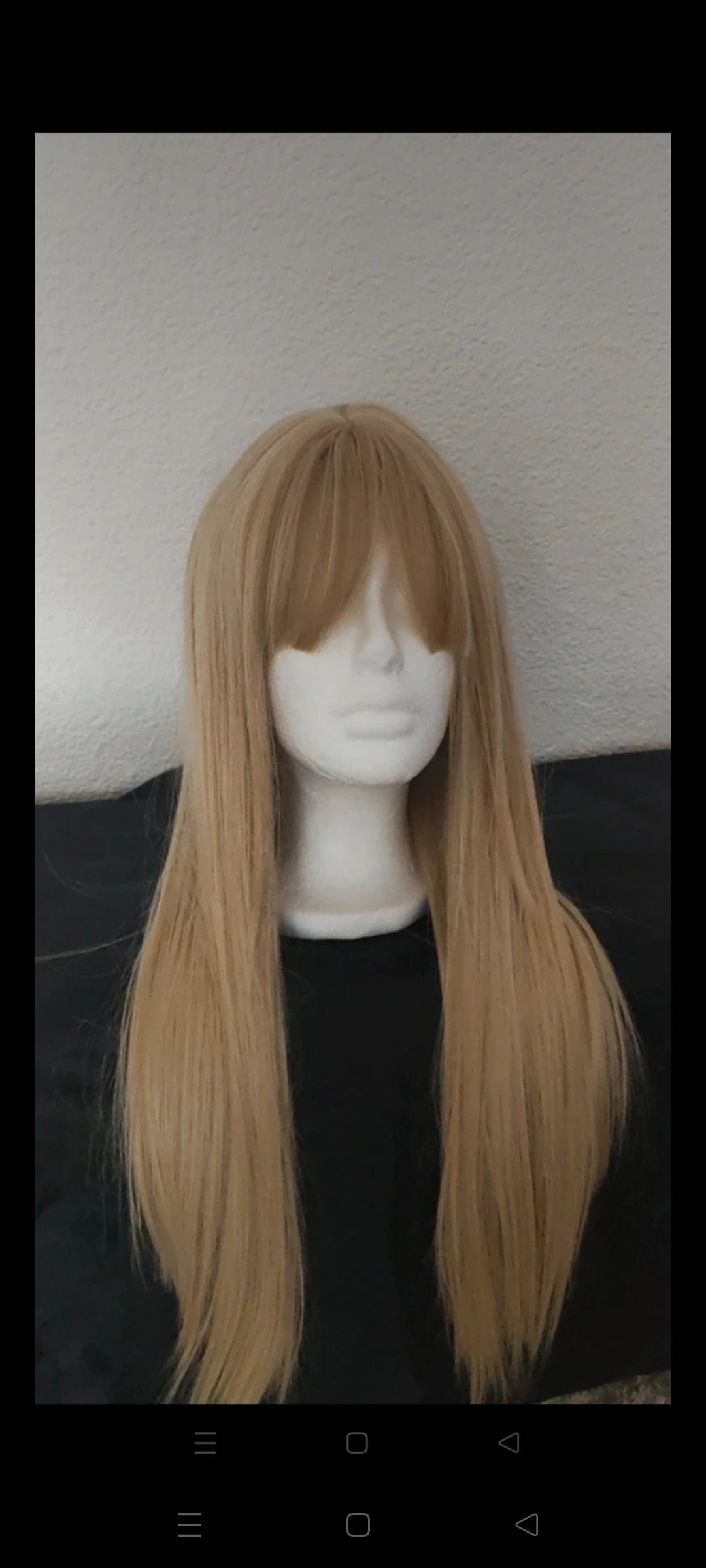 Perruque Blonde Ombré Doré Naturel Luxe Tendance