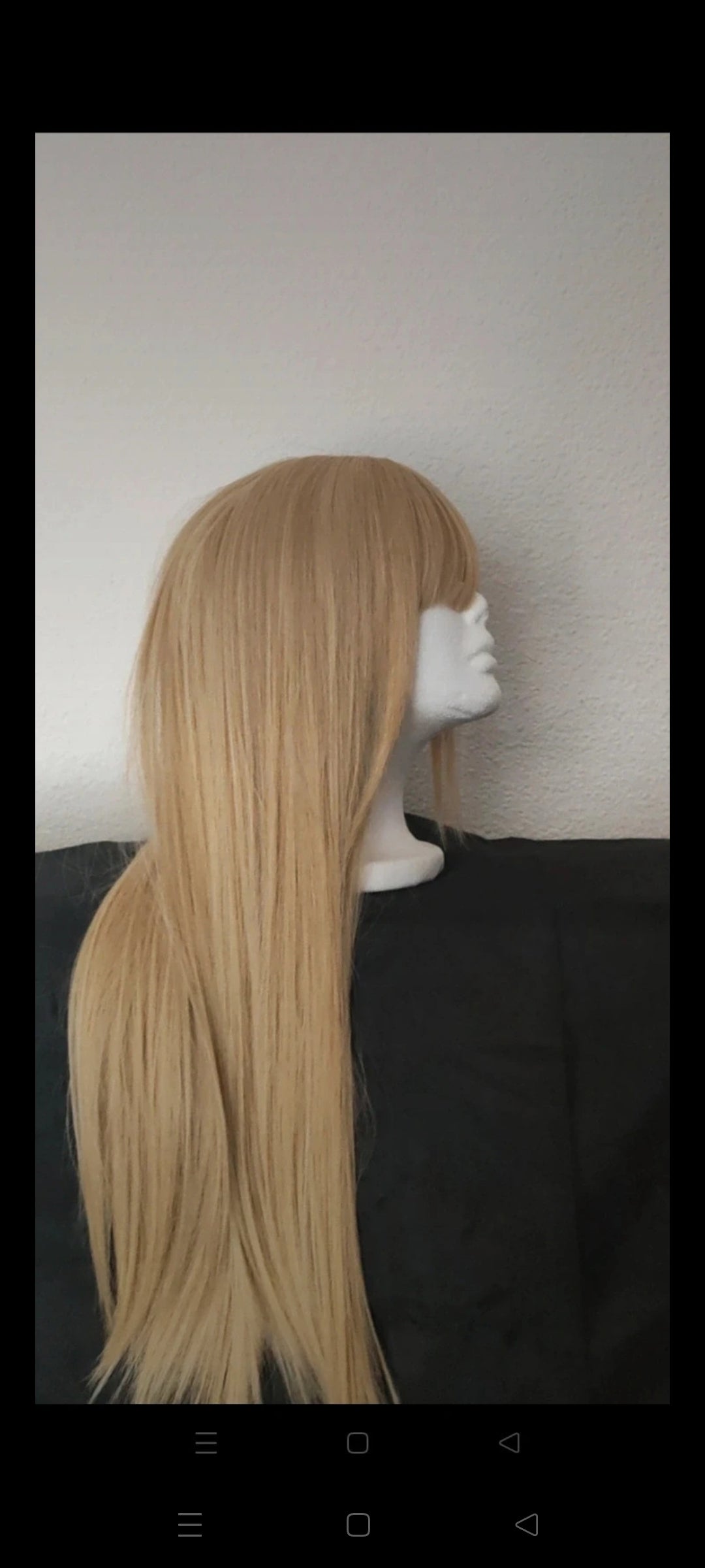 Perruque Blonde Ombré Doré Naturel Luxe Tendance