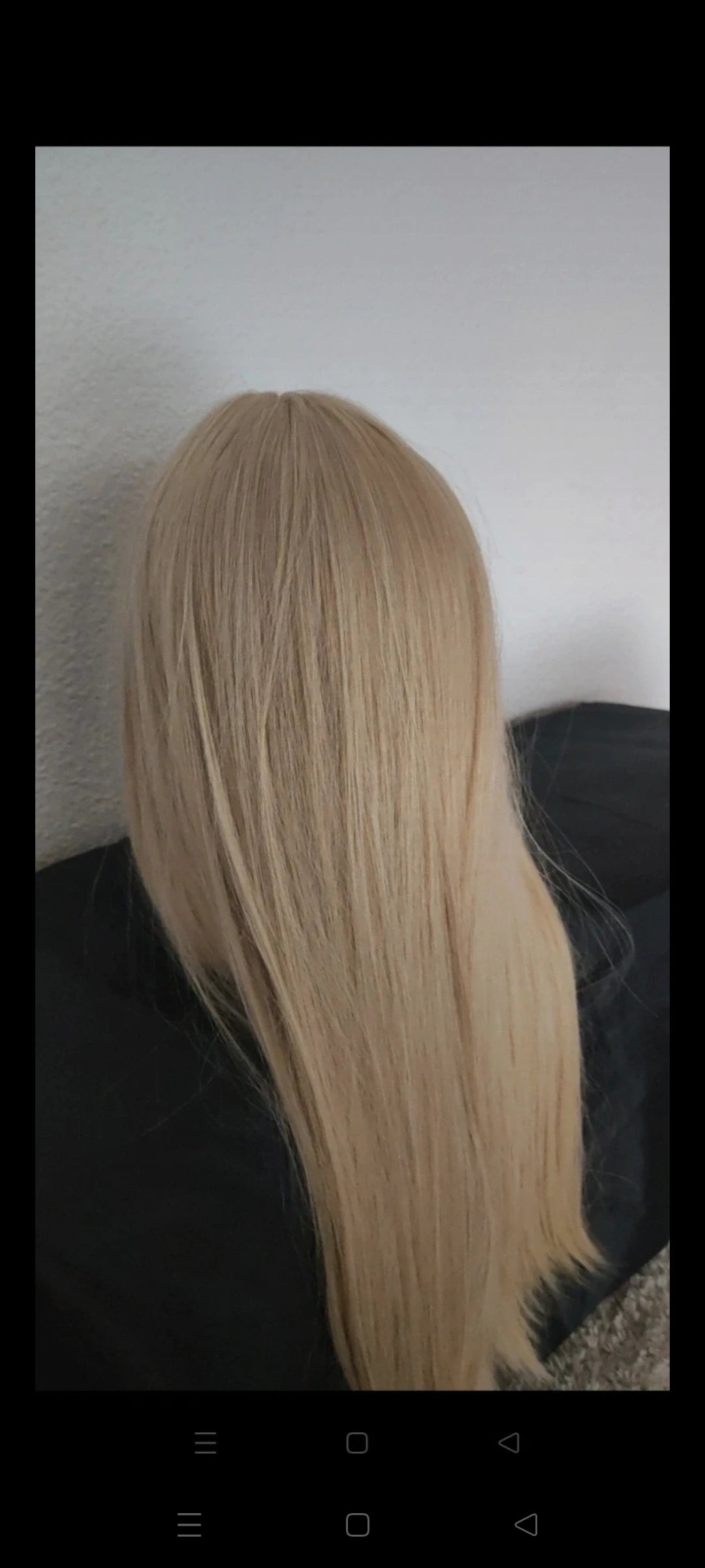 Perruque Blonde Ombré Doré Naturel Luxe Tendance