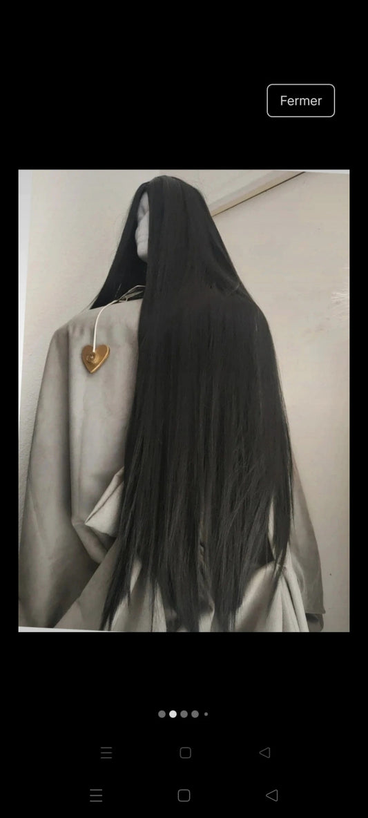Perruque Somptueuse Luxury Naturel Noir Ébène