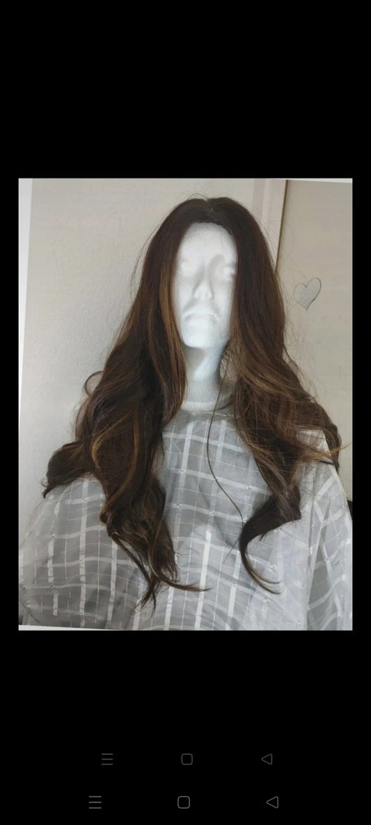 Perruque Ombré Mèches Naturel Luxe Tendance